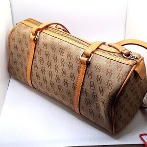 Dooney & Bourke Monogram Barrel Bag